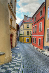Fototapeta premium Prague alleyway