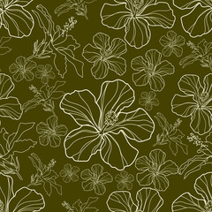 Vector seamless floral pattern