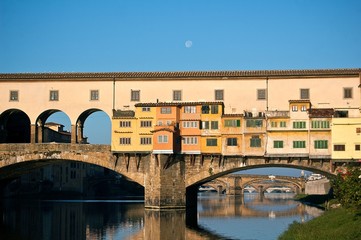 Fototapeta na wymiar Ponte Vecchio we Florencji, Włochy - Florencja, Włochy