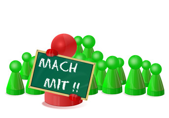 Spielfiguren - Mach mit © SimpLine