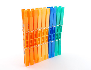 Color clothes-pegs
