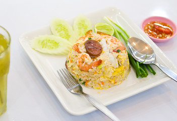 fried rice with shrimp