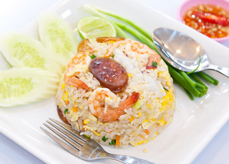 fried rice with shrimp