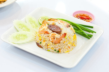 fried rice with shrimp