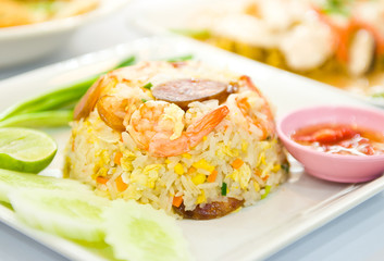 fried rice with shrimp
