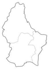 Map of Luxembourg