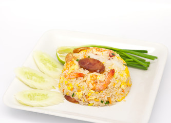 fried rice with shrimp