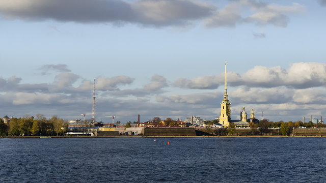Peter and Paul Fortress in St. Petersburg, Russia