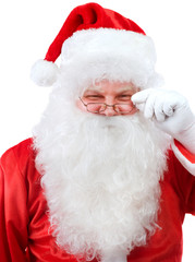 Santa Claus isolated on white