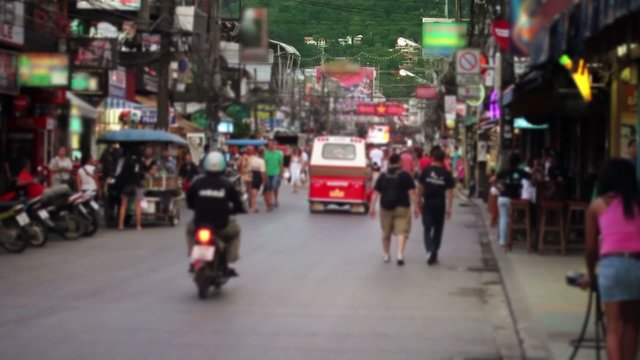 One of most popular sex tourism center of world, Phuket Thailand