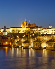 prague at dusk