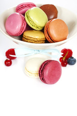 Colorful macaroons