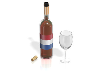 BOTTLE  OF WINE NETHERLANDS