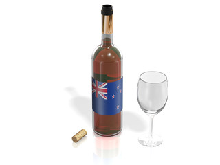 BOTTLE  OF WINE NEW ZEALAND