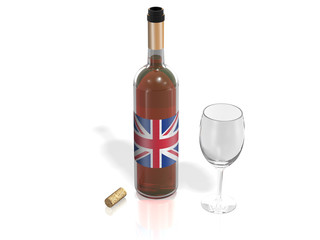 BOTTLE  OF WINE UNTED KINGDOM