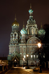 Fototapeta na wymiar Temple of the Resurrection of Christ in Russia