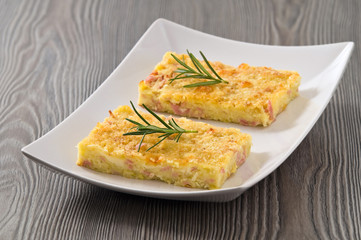 Potato gateau.