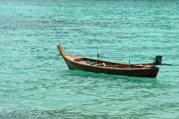 Littleboat in sea of Thailand