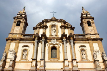 Fototapeta na wymiar Chiesa San Domenico in Palermo