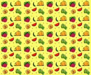 fruits summer seamless texture