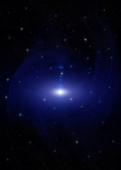 Stars of a planet and galaxy in a free space