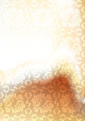 Background blur, ornament backdrop gold, gradient mesh