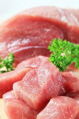 Fresh pork meat