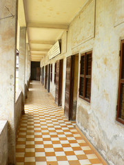Fototapeta na wymiar Czerwoni Khmerzy więzienie w Kambodży.