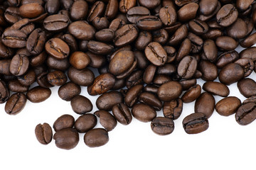Coffee beans macro