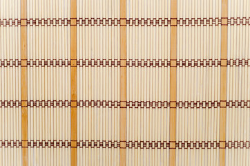 Bamboo place mat for sushi