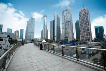 Fototapeta na wymiar shanghai finansowego centrum dzielnicy