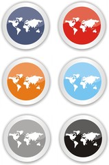 boutons monde