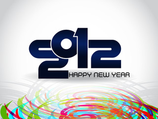 happy new year 2012 background