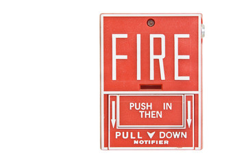 .Fire alarm isolated