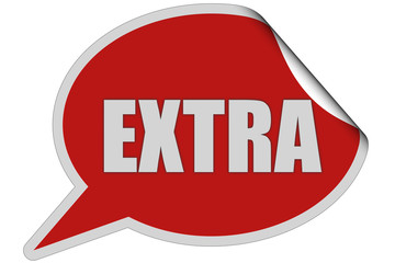 SP-Sticker rot curl oben EXTRA