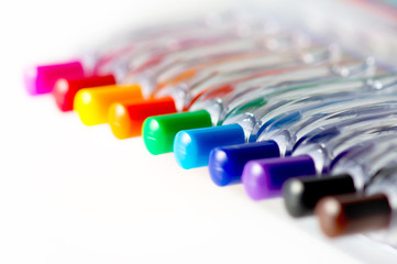 colorful pens