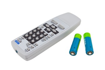 remote control unit with two batterys