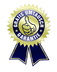 gratis umtausch garantie