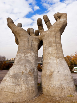 Sculpture of Praying Hands