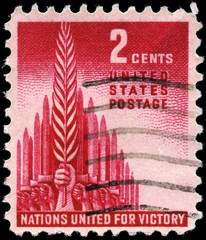 USA - CIRCA 1943 Victory