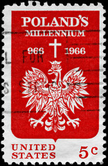 USA - CIRCA 1966 Polish Eagle
