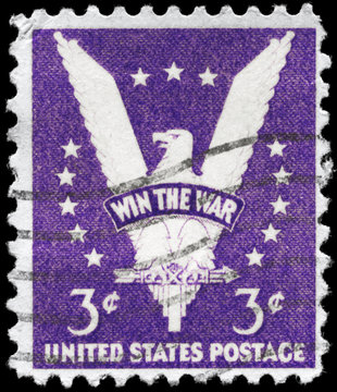 USA - CIRCA 1942 American Eagle