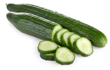 Cucumber and slices