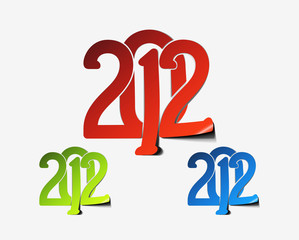 new year 2012 background