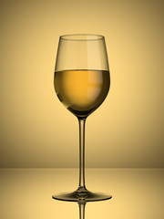 White wine glass