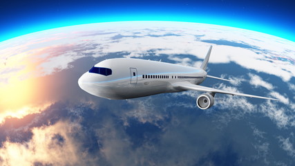 Fototapeta premium 飛行機