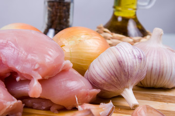 Chicken fillet with vegetables