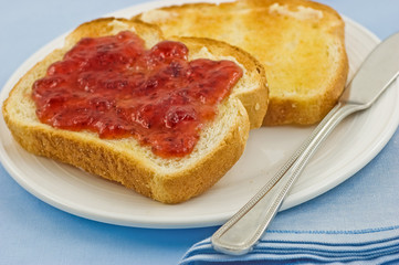 Toast and jam