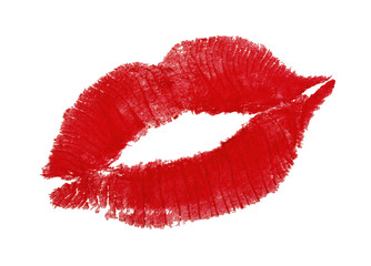 Print of female lips