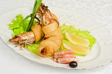 shrimps dish